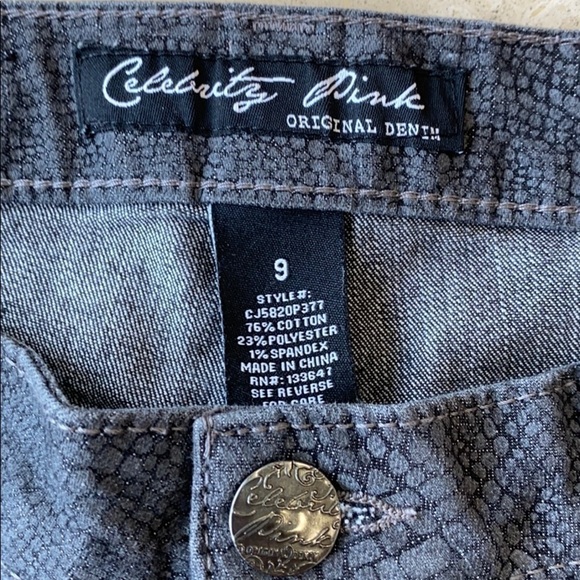 3 for $12 Snake Skin Print Skinny Denim Jean Pants - Picture 2 of 8
